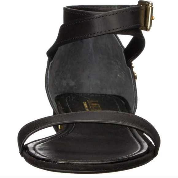 Ralph Lauren Gold Heel Sandals - Picture 4 of 6
